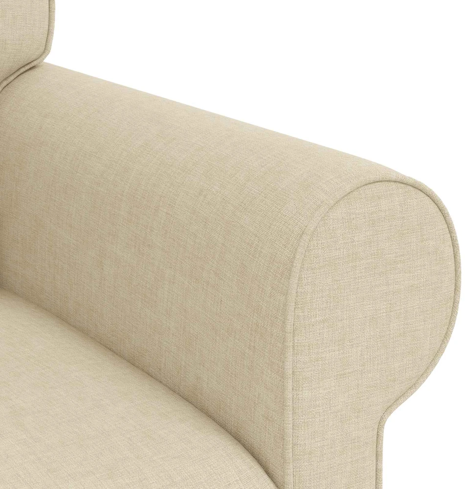 Sofa Kreminė 215 x 82 x 80 cm Metalas