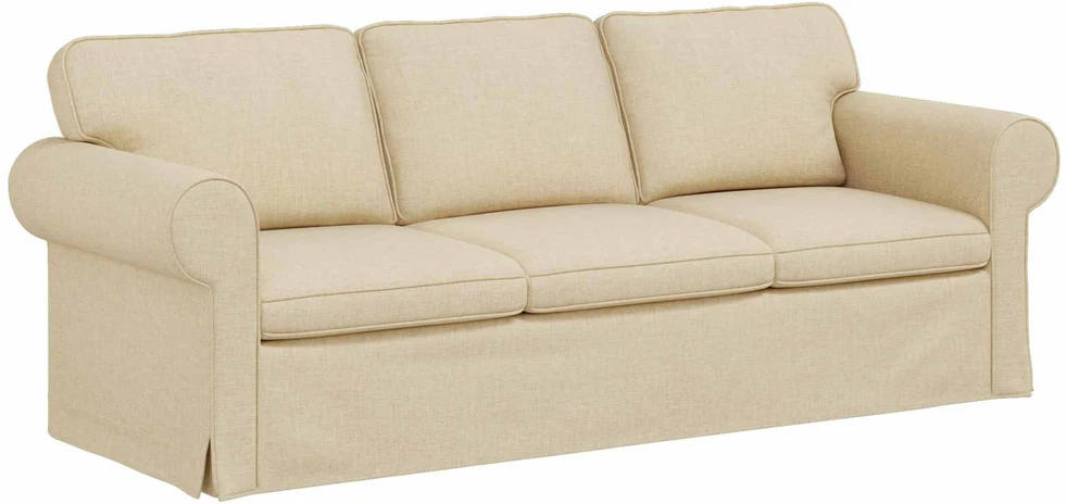 Sofa Kreminė 215 x 82 x 80 cm Metalas