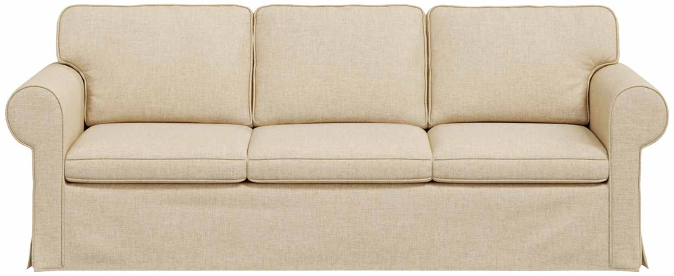 Sofa Kreminė 215 x 82 x 80 cm Metalas