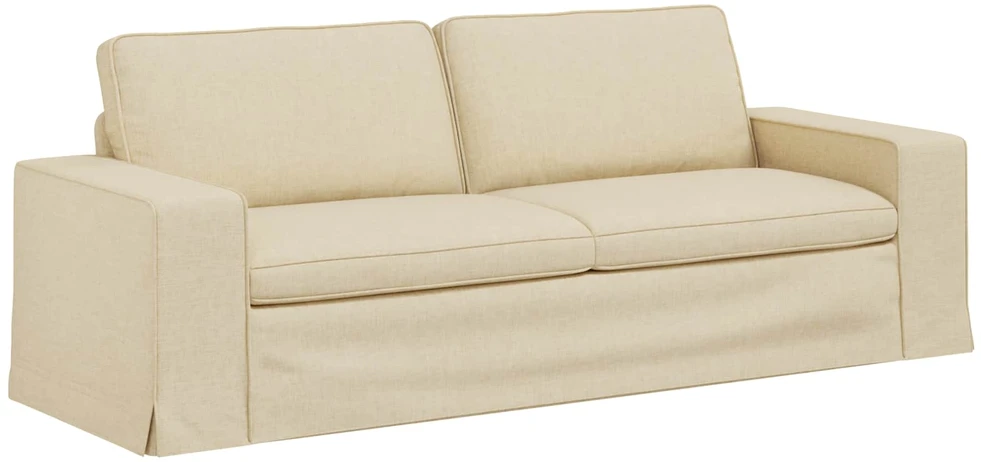 Sofa Kreminė 222 x 80 x 82 cm Metalas