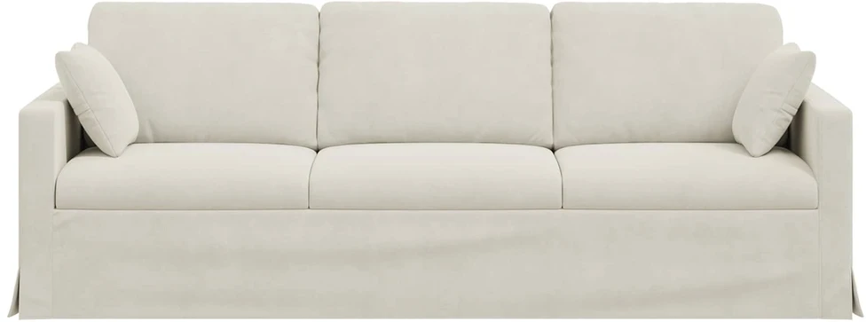 Sofa Kreminė 228 x 78 x 80 cm Aksomas
