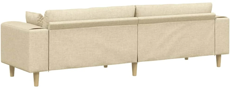 Sofa Kreminė 250 x 77 x 76 cm audinys