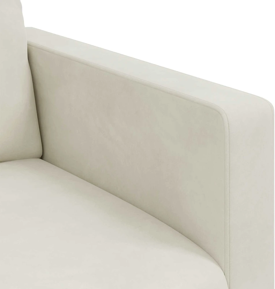 Sofa Kreminė 78 x 78 x 80 cm Aksomas