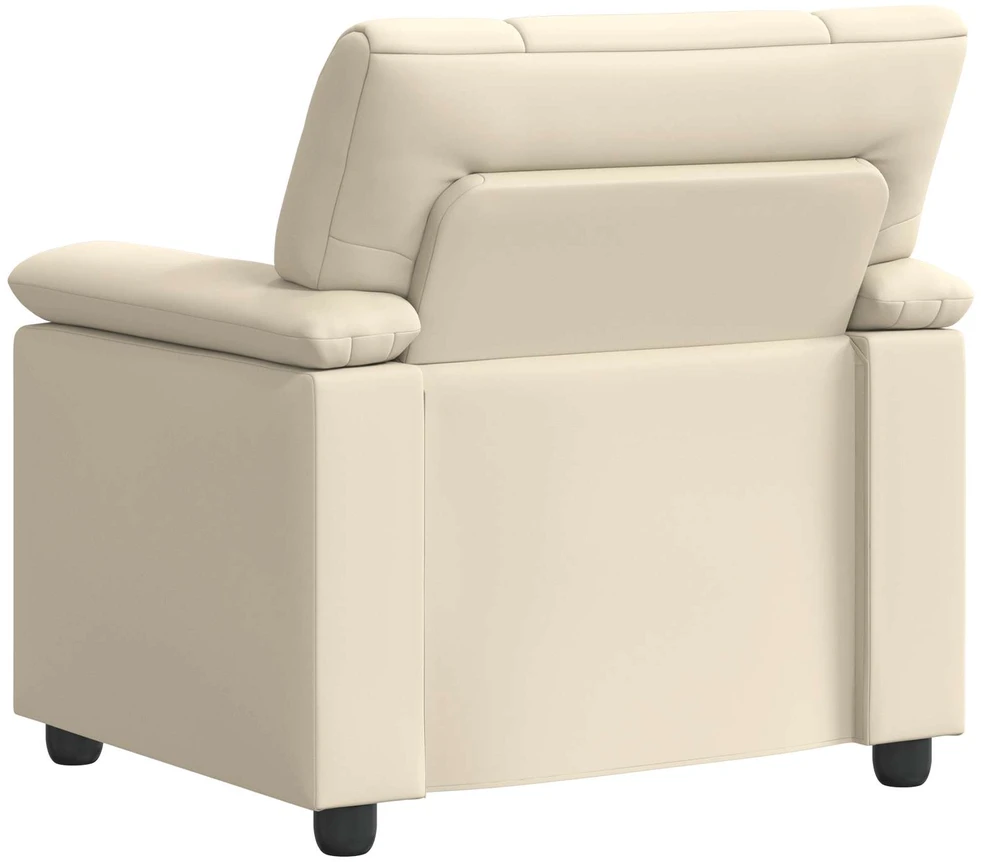 Sofa Kreminė 91 x 85 x 93 cm Dirbtinė oda