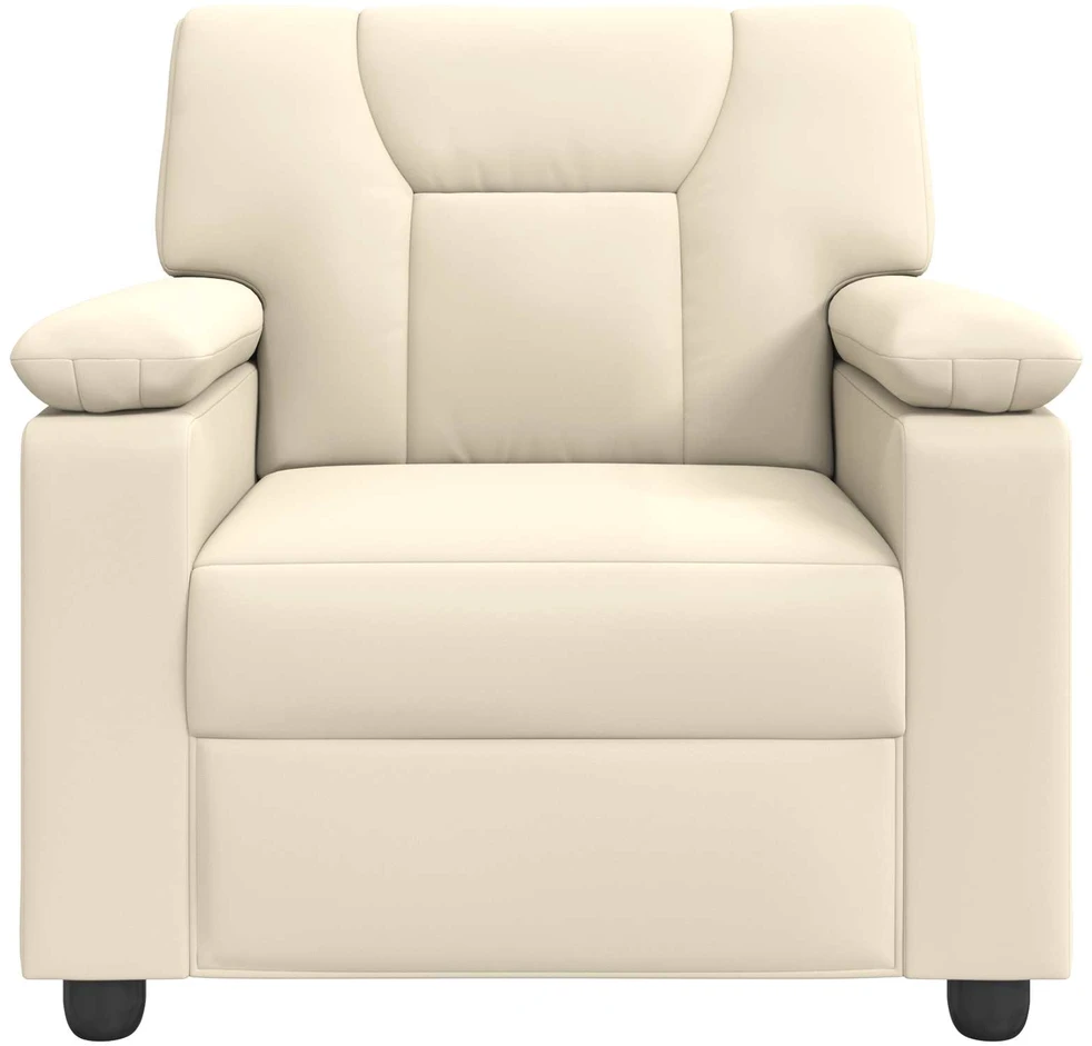 Sofa Kreminė 91 x 85 x 93 cm Dirbtinė oda