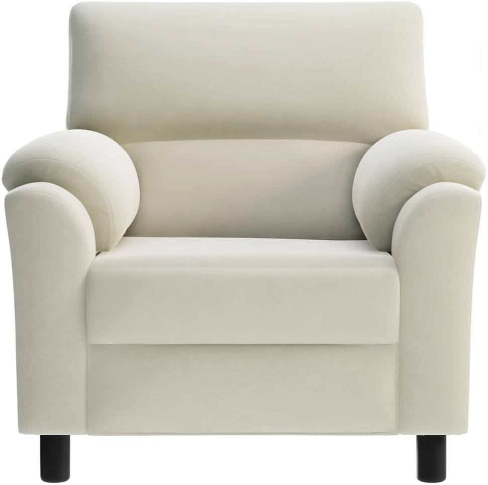 Sofa Kreminė 94 x 85 x 93 cm Aksomas