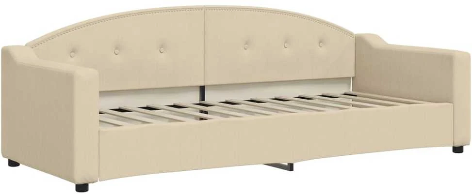 Sofa, kreminės spalvos, 80x200cm, audinys