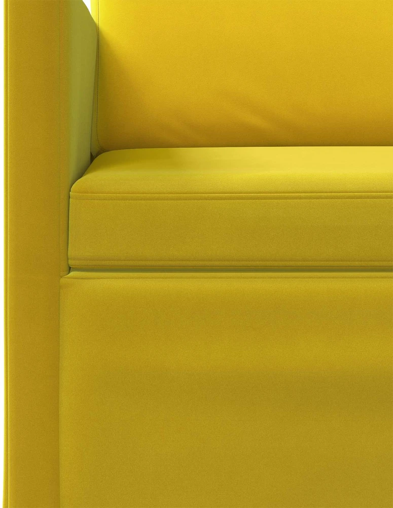 Sofa Krėslas Geltona 70 x 81 x 82 cm Aksomas