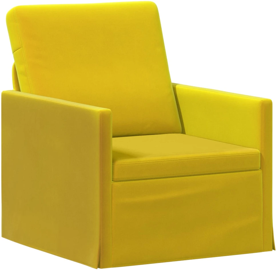 Sofa Krėslas Geltona 70 x 81 x 82 cm Aksomas