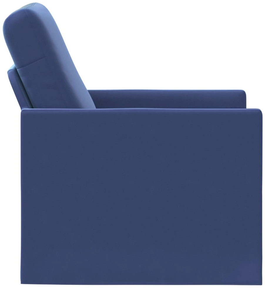 Sofa Krėslas Policijos mėlyna 70 x 81 x 82 cm Aksomas