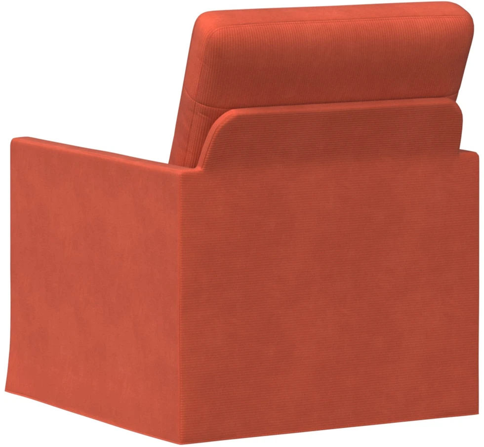 Sofa Krėslas Raudona oranžinė 70 x 81 x 82 cm Kordūrinis audinys