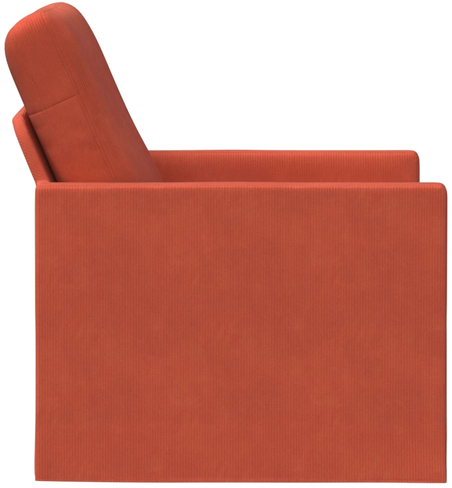 Sofa Krėslas Raudona oranžinė 70 x 81 x 82 cm Kordūrinis audinys