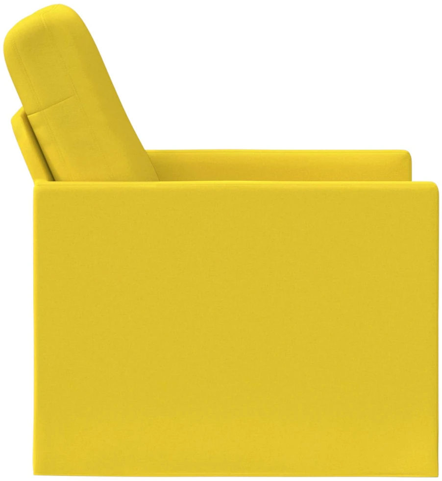Sofa Krėslas Šviesi geltona 70 x 81 x 82 cm Audinys