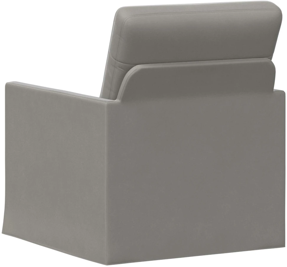 Sofa Krėslas Šviesiai pilka 70 x 81 x 82 cm Aksomas