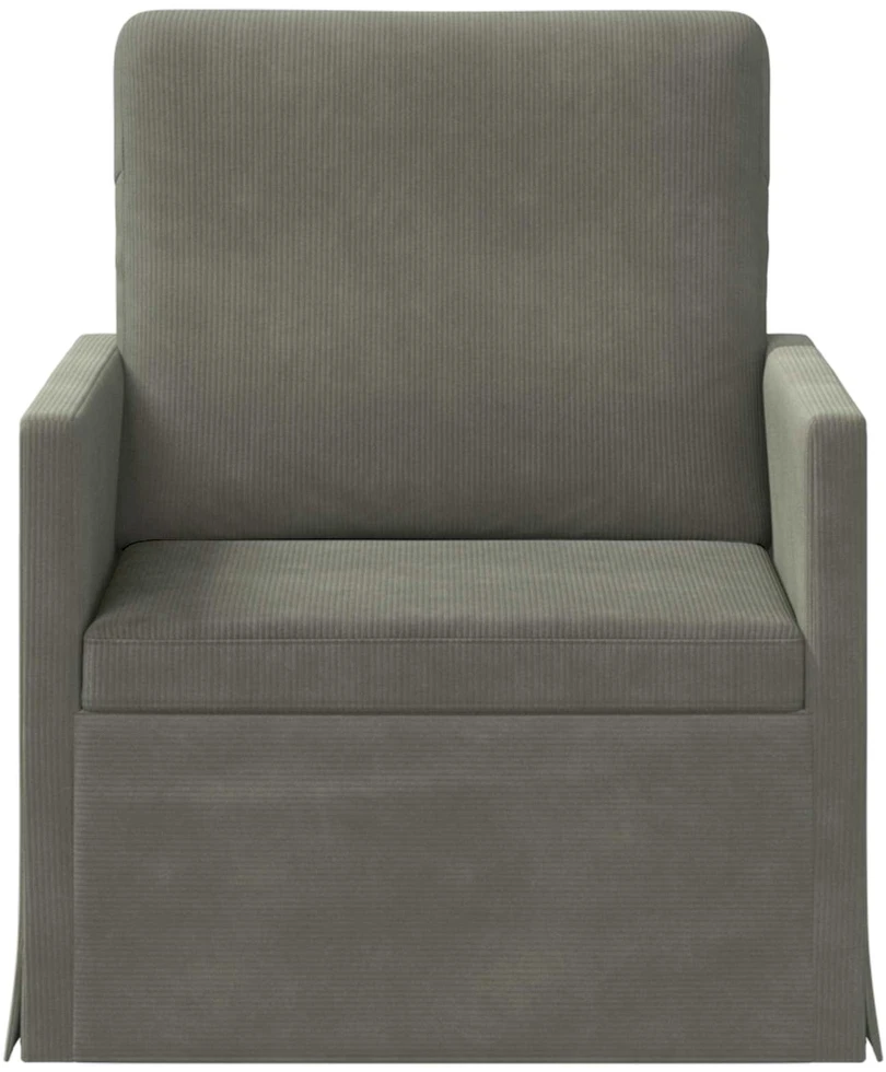 Sofa Krėslas Šviesiai pilka 70 x 81 x 82 cm Kordūrinis audinys