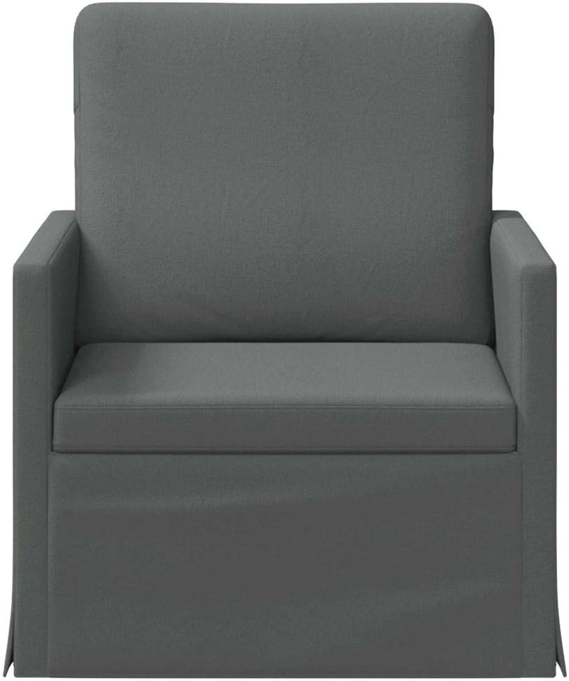 Sofa Krėslas Tamsiai pilka 70 x 81 x 82 cm Audinys
