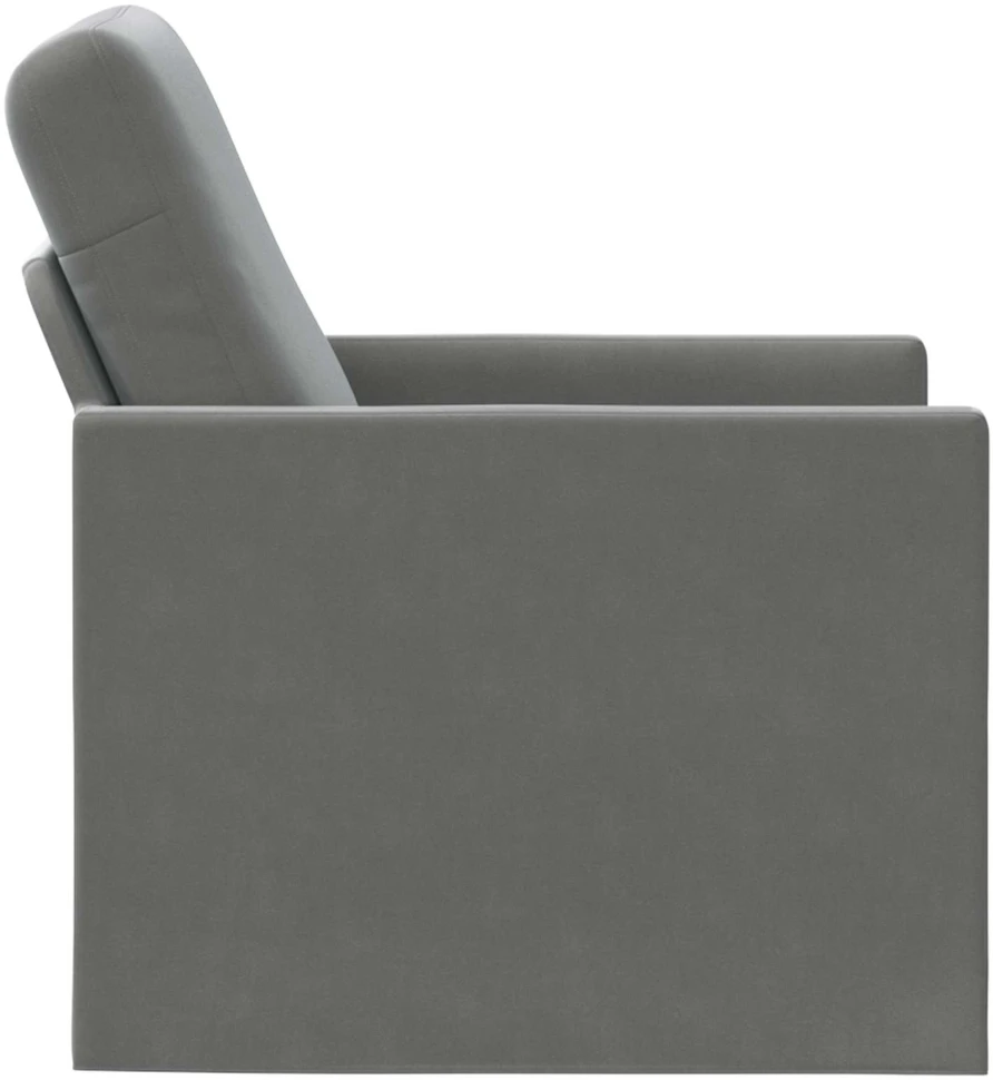 Sofa Krėslas Tamsiai pilka 70 x 81 x 82 cm Aksomas