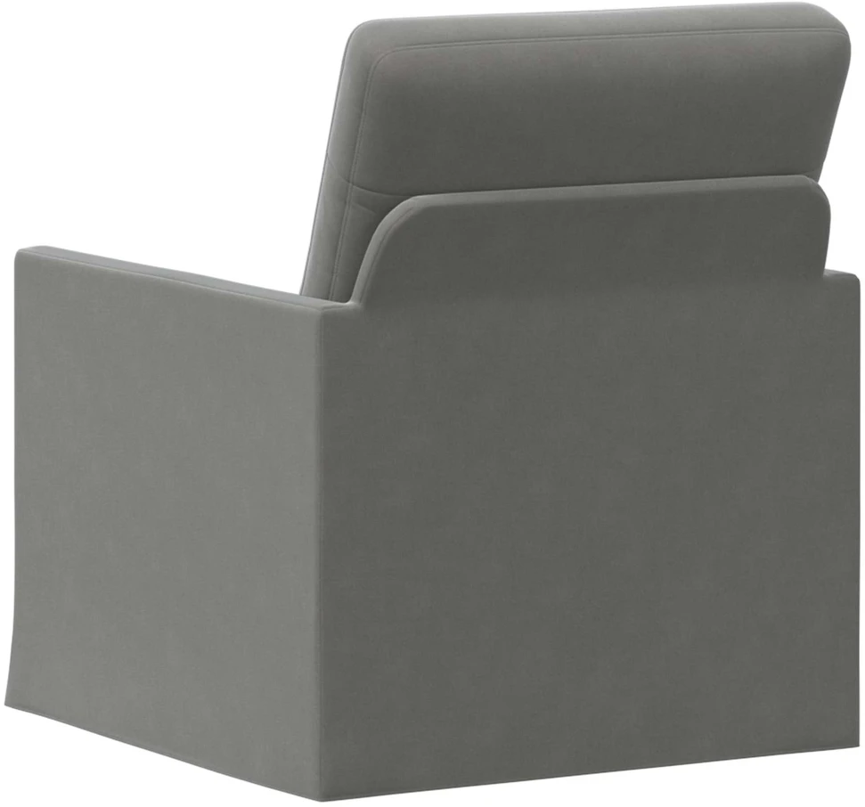 Sofa Krėslas Tamsiai pilka 70 x 81 x 82 cm Aksomas