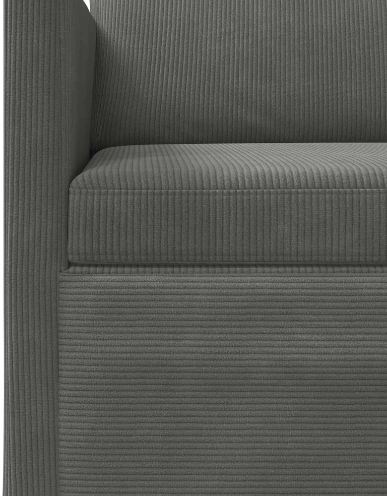 Sofa Krėslas Tamsiai pilka 70 x 81 x 82 cm Kordūrinis audinys