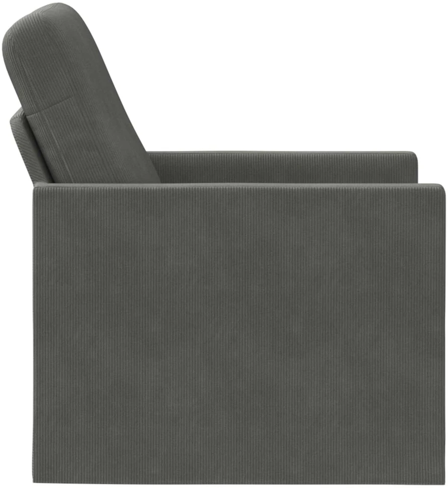Sofa Krėslas Tamsiai pilka 70 x 81 x 82 cm Kordūrinis audinys