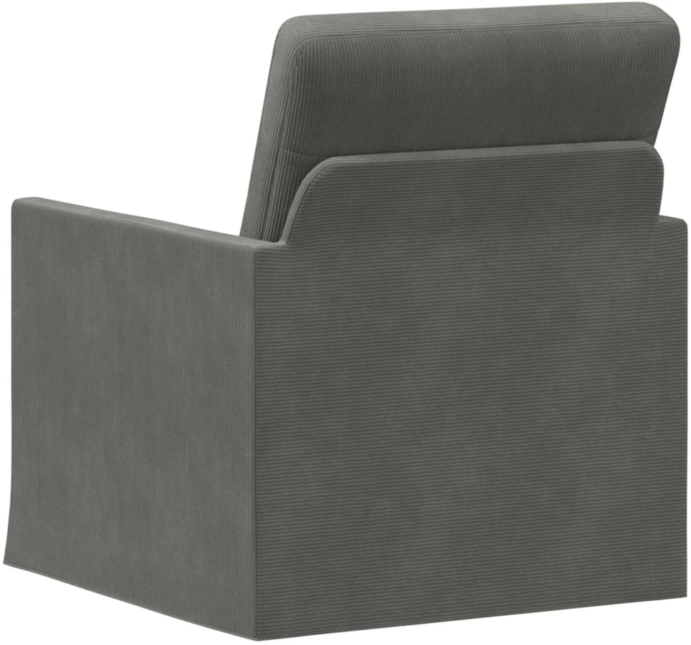 Sofa Krėslas Tamsiai pilka 70 x 81 x 82 cm Kordūrinis audinys