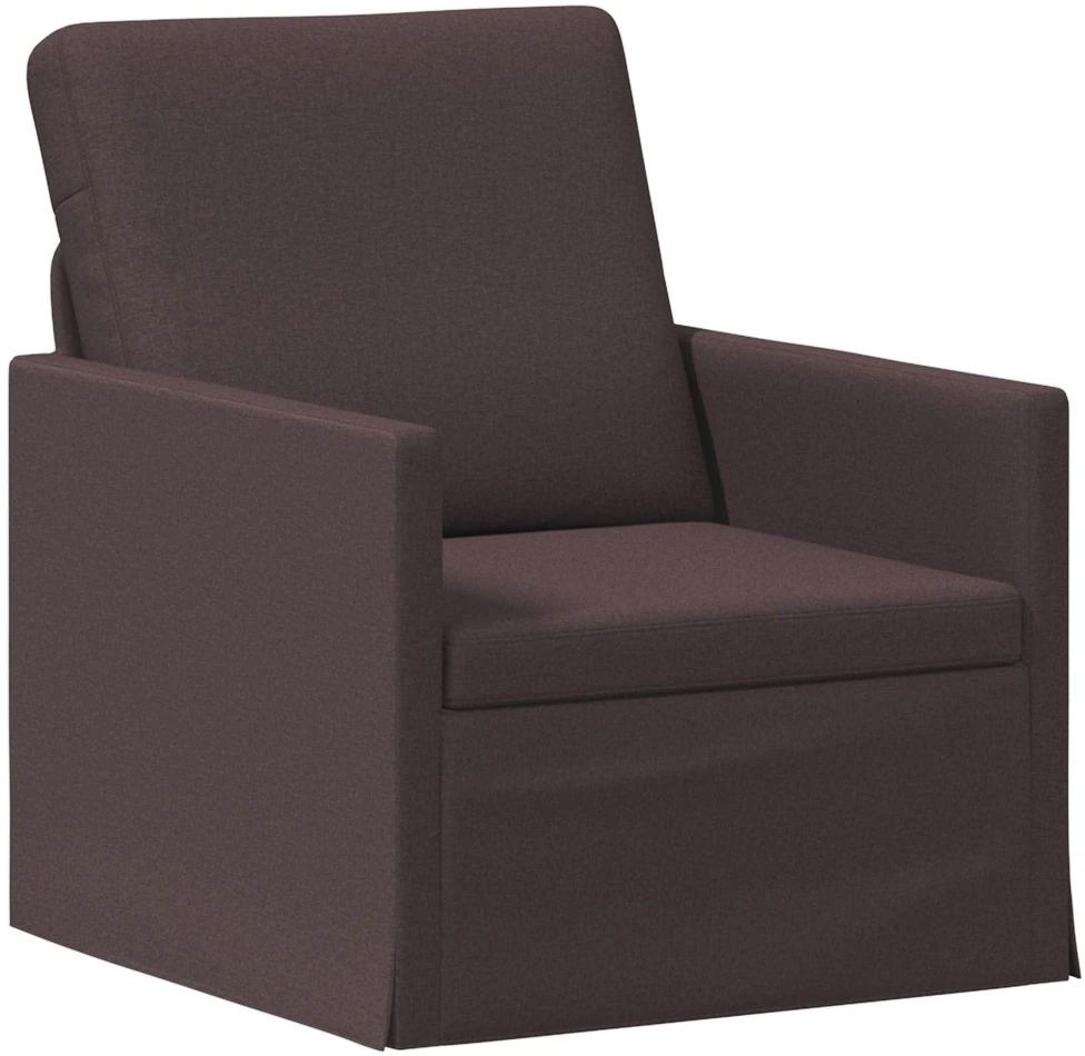 Sofa Krėslas Tamsiai rudas 70 x 81 x 82 cm Audinys