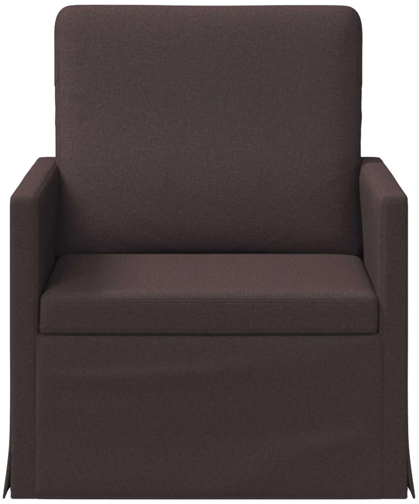 Sofa Krėslas Tamsiai rudas 70 x 81 x 82 cm Audinys