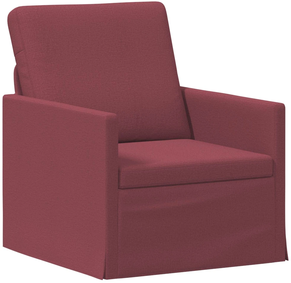 Sofa Krėslas Vyno raudona 70 x 81 x 82 cm Audinys