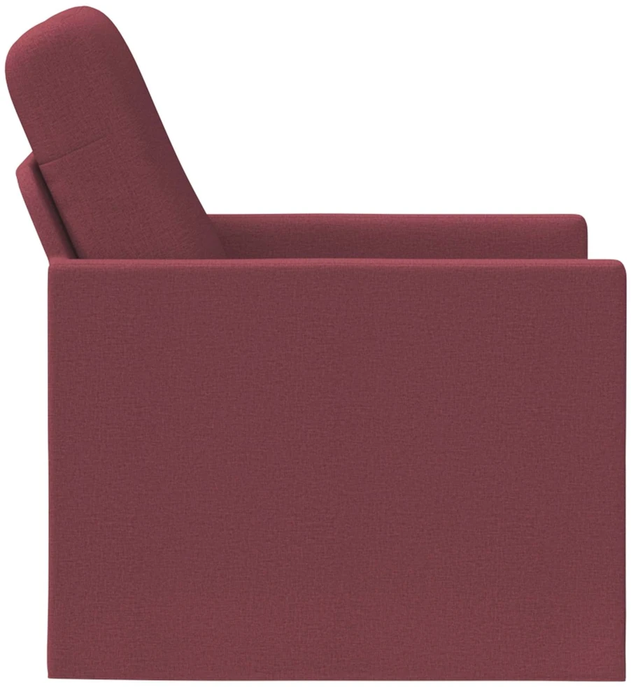 Sofa Krėslas Vyno raudona 70 x 81 x 82 cm Audinys