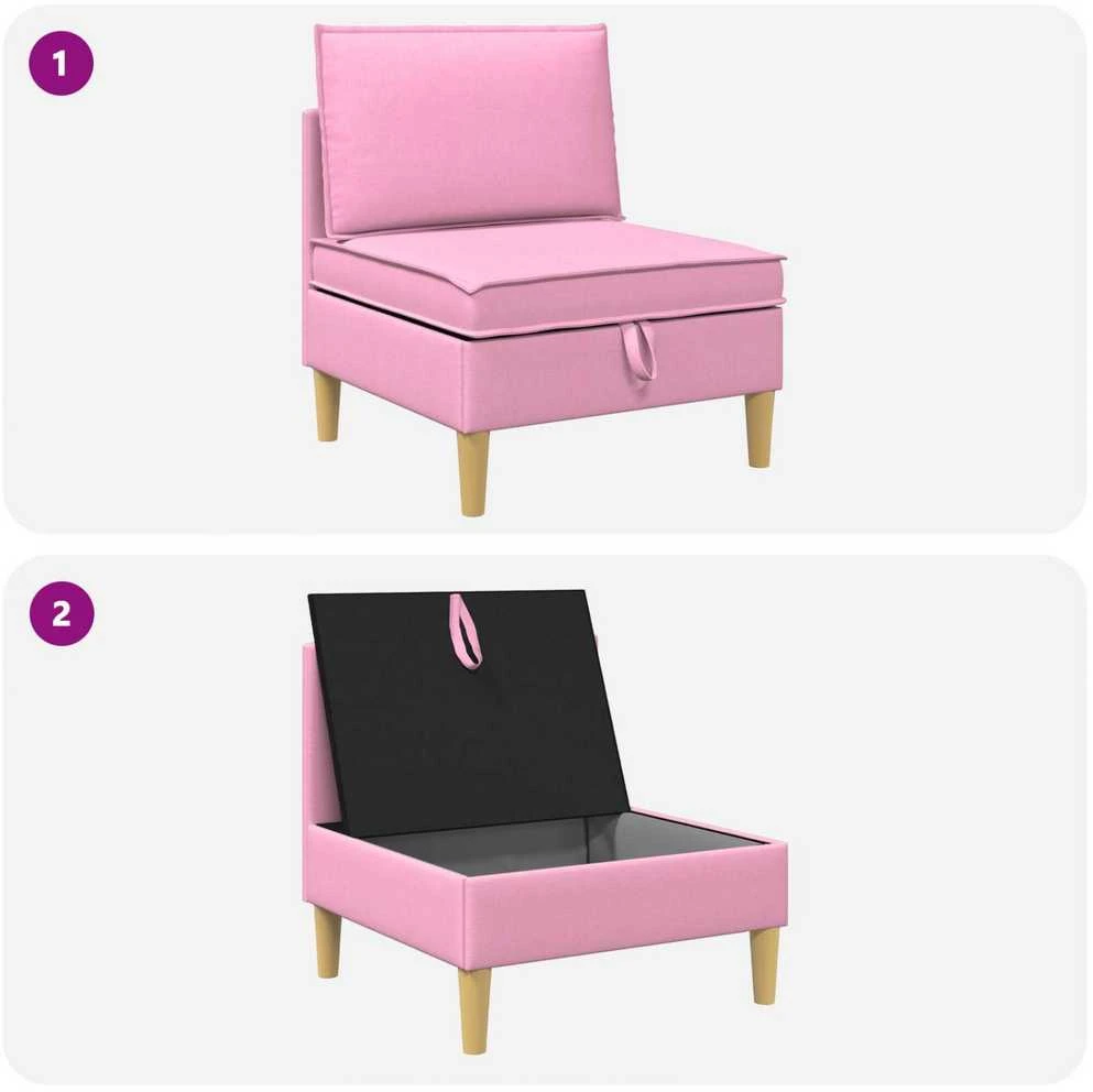 Sofa su saugojimu Audinys