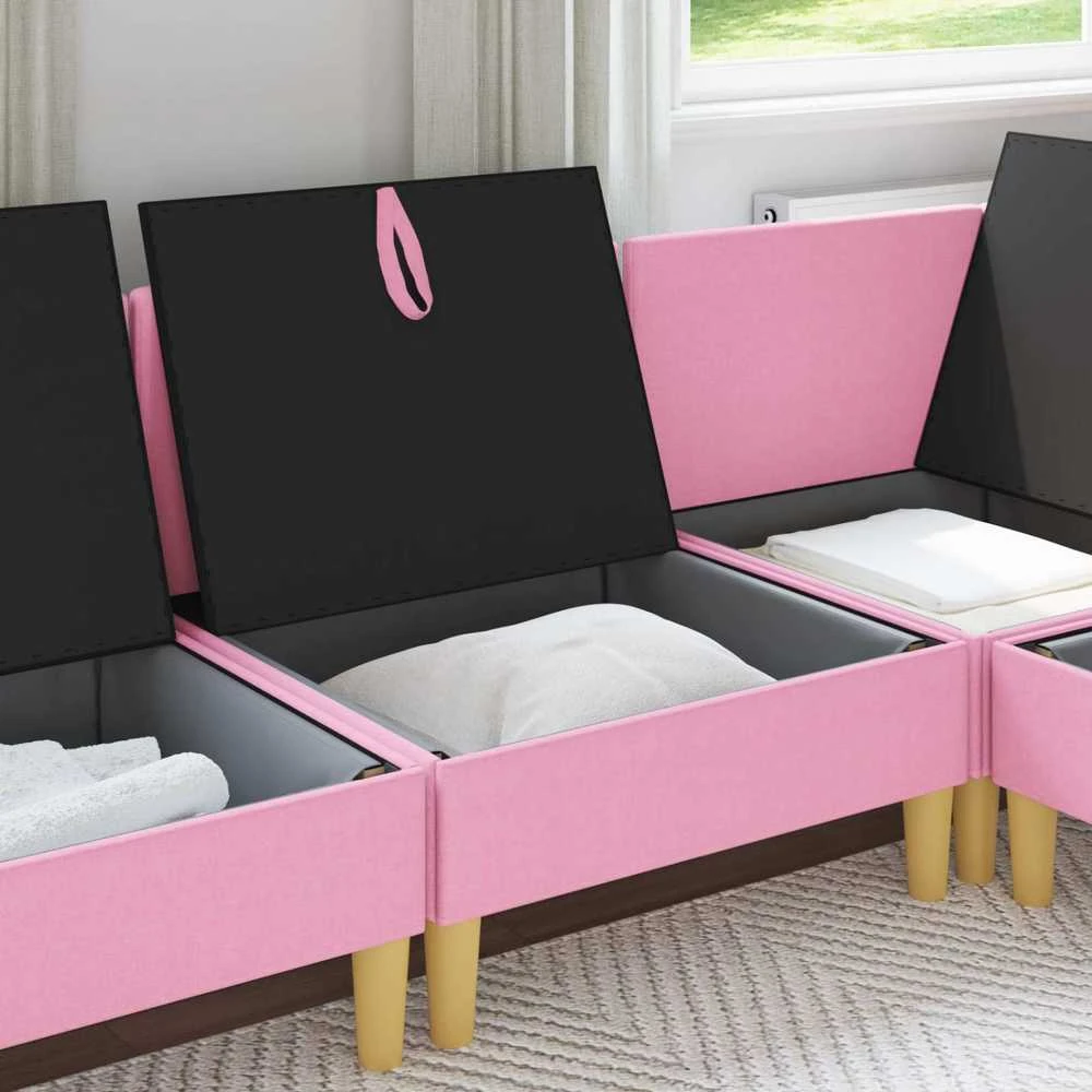 Sofa su saugojimu Audinys