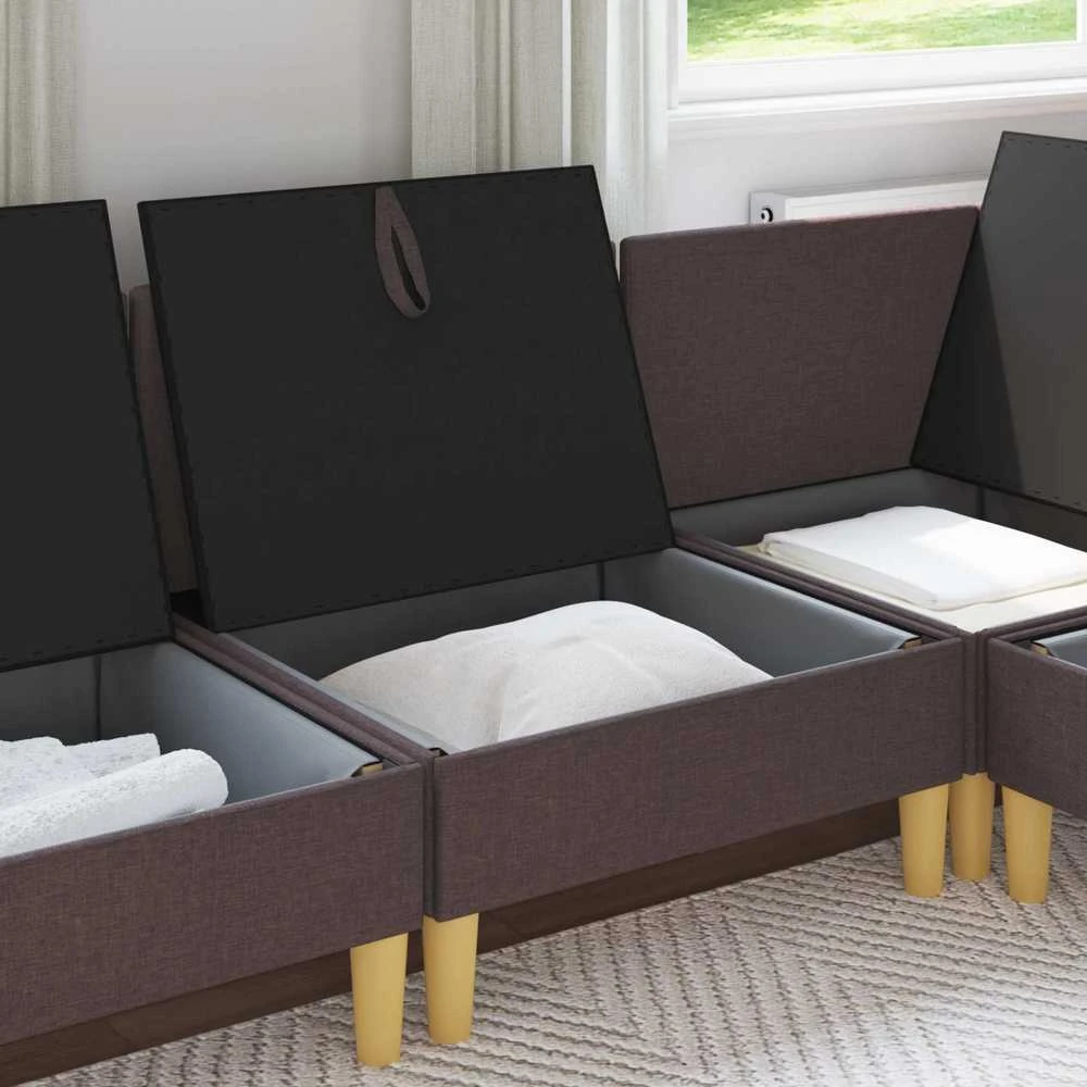 Sofa su saugojimu Audinys