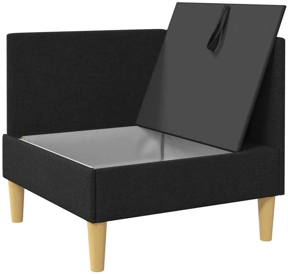 Sofa su saugojimu Audinys