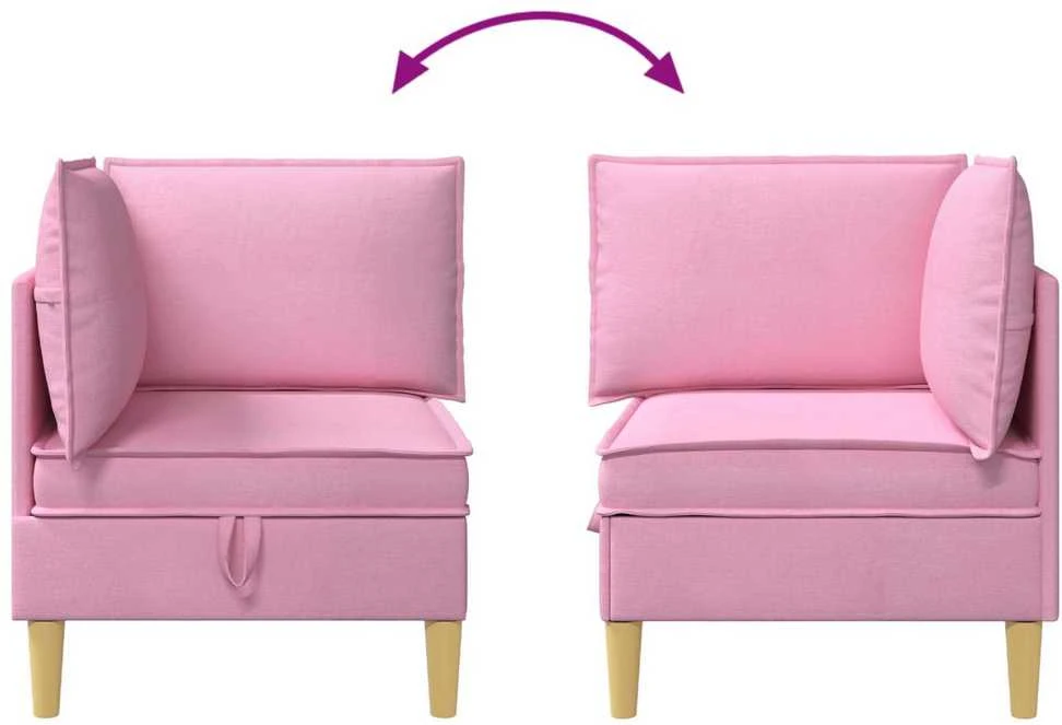 Sofa su saugojimu Audinys