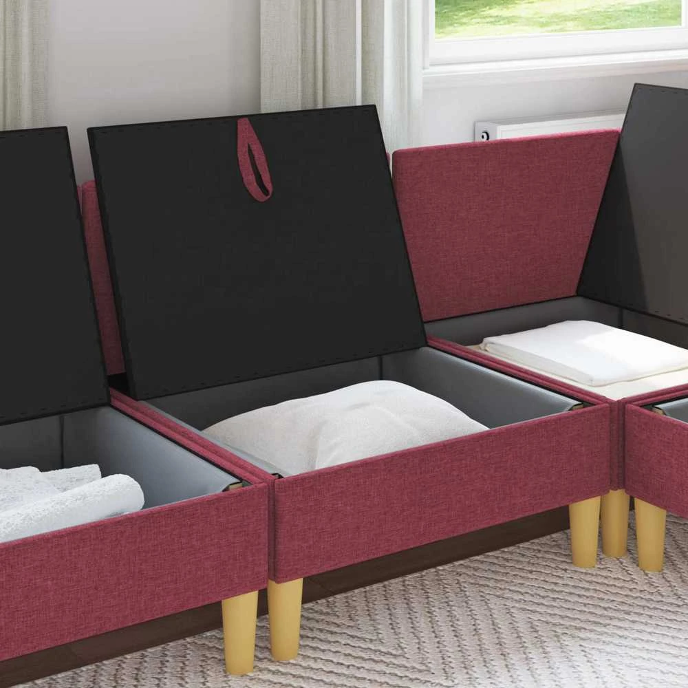 Sofa su saugojimu Audinys