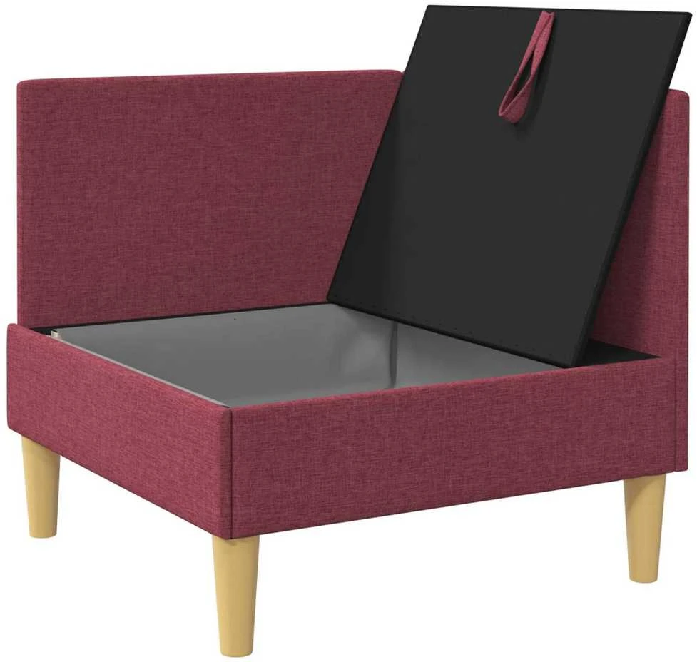 Sofa su saugojimu Audinys