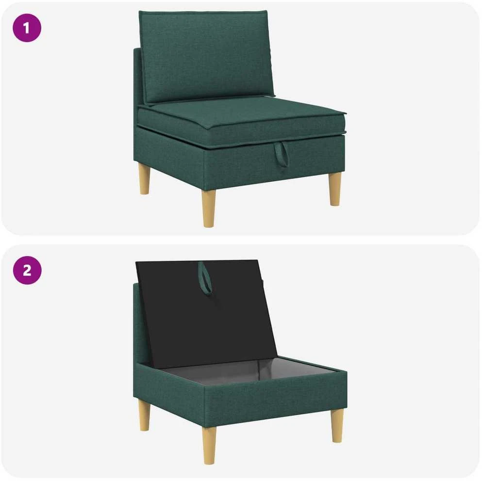 Sofa su saugojimu Audinys