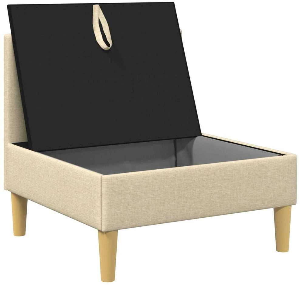 Sofa su saugojimu Audinys