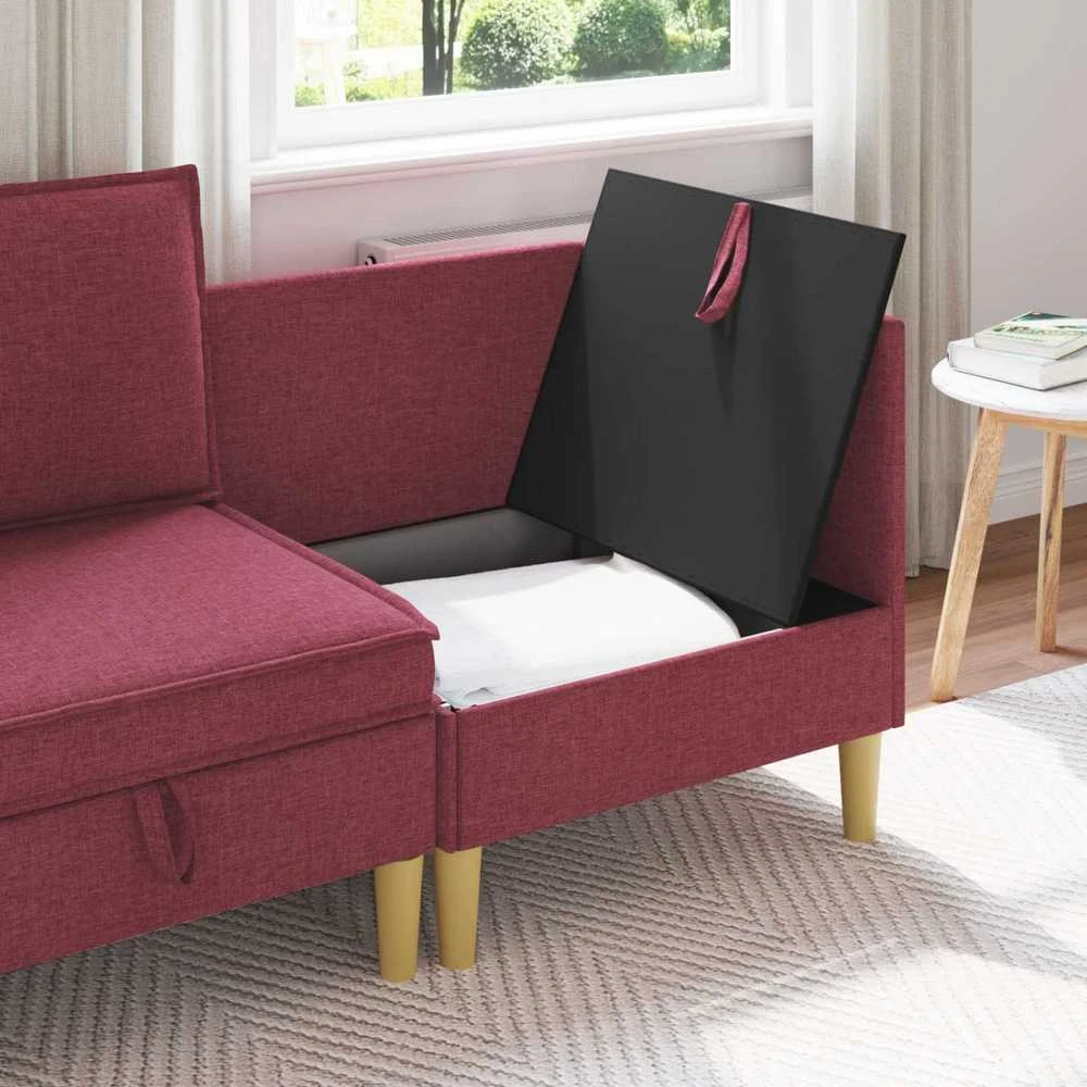 Sofa su saugojimu Audinys