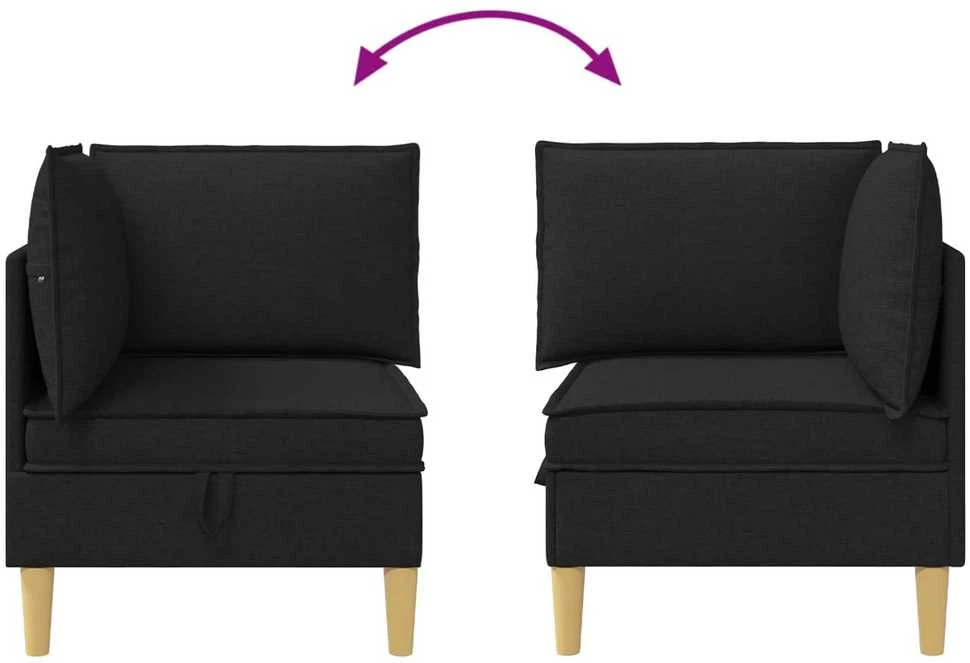 Sofa su saugojimu Audinys