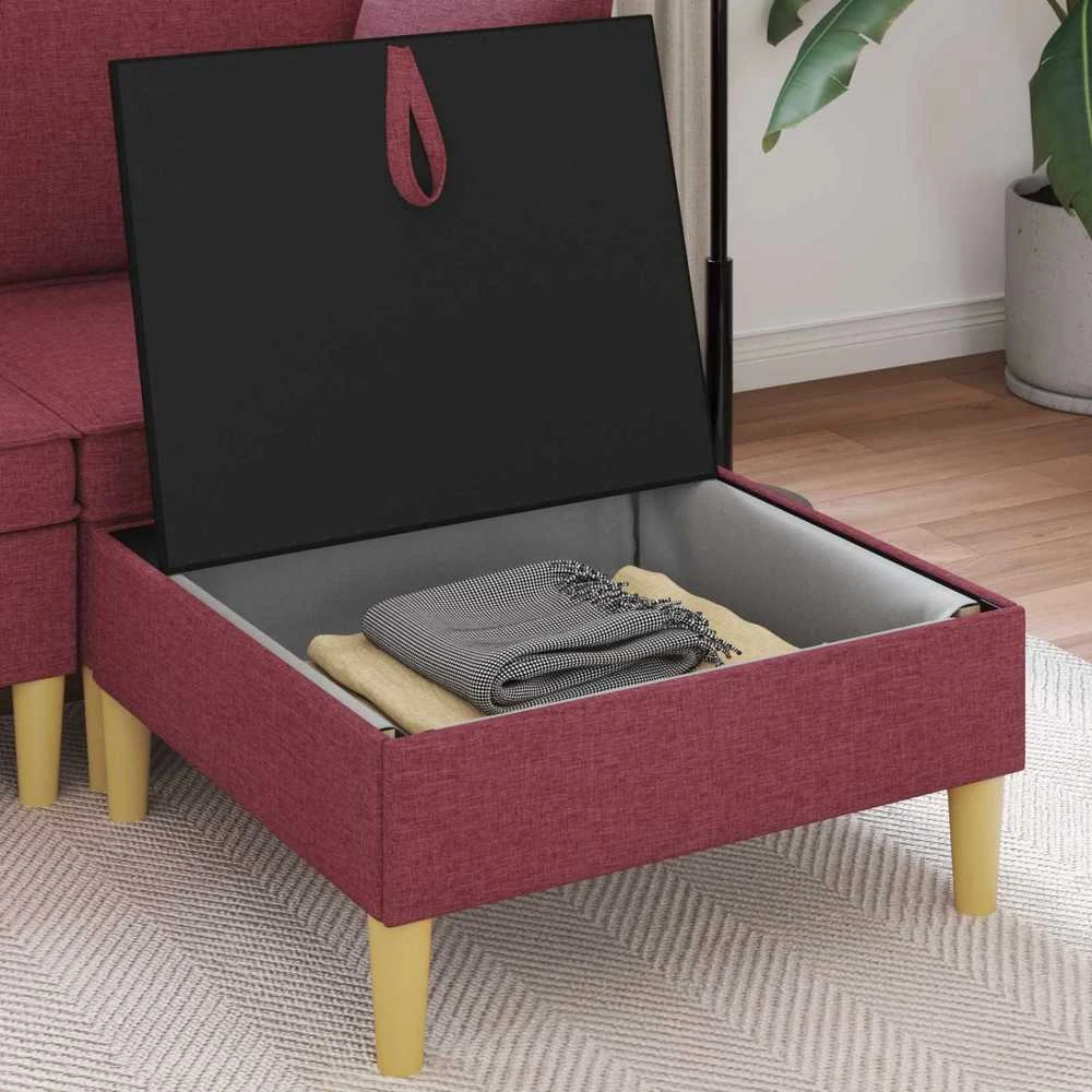 Sofa su saugojimu Audinys