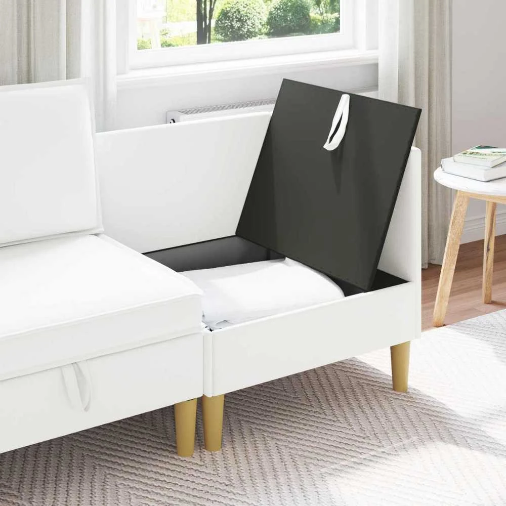 Sofa su saugojimu Audinys