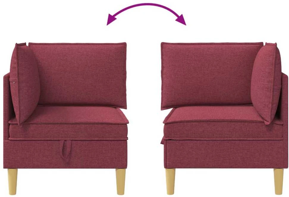 Sofa su saugojimu Audinys