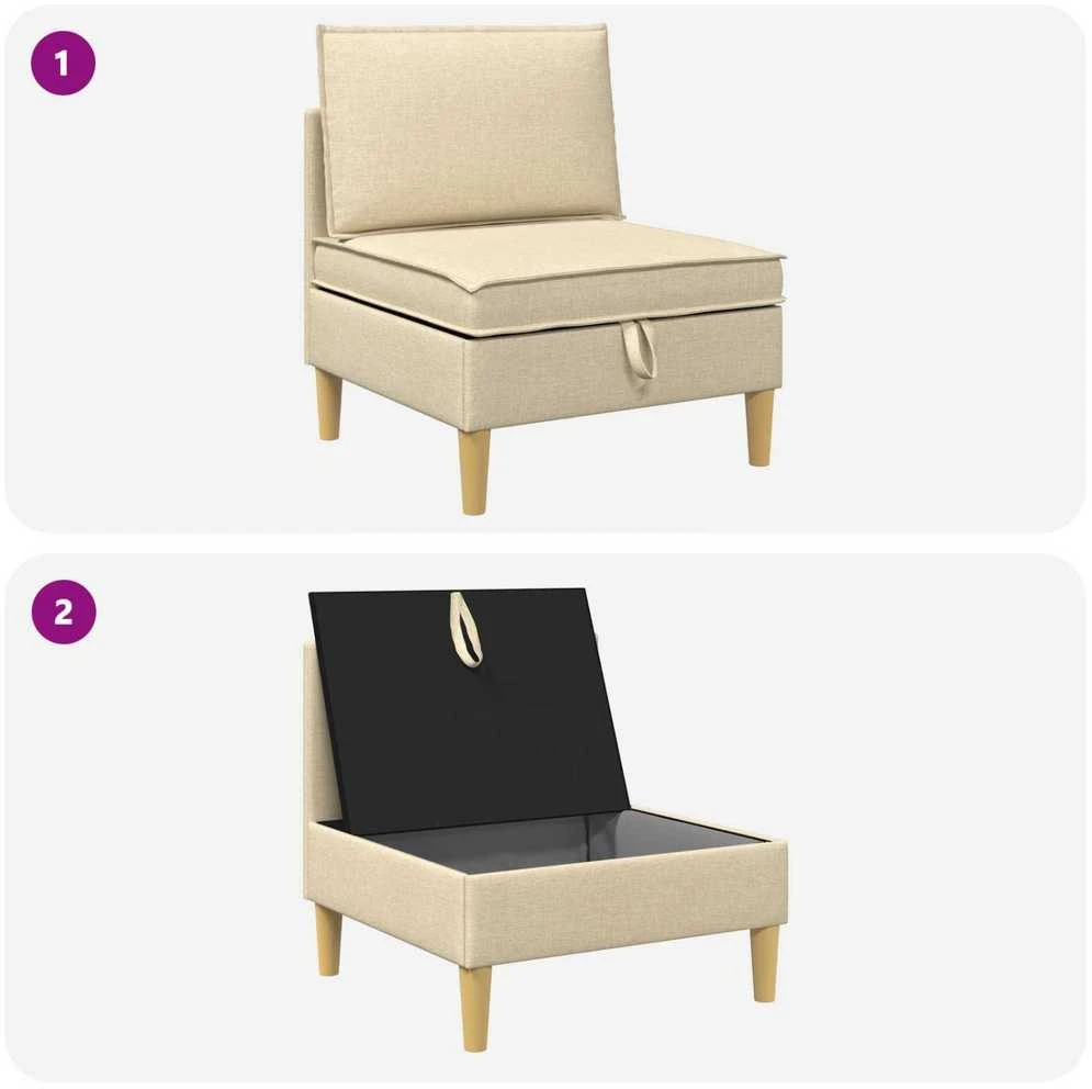 Sofa su saugojimu Audinys