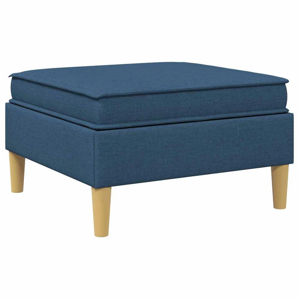 Sofa Sofos pufas su saugojimo funkcija Mėlyna Audinys