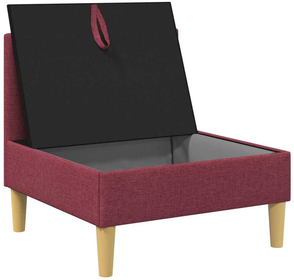 Sofa su saugojimu Audinys