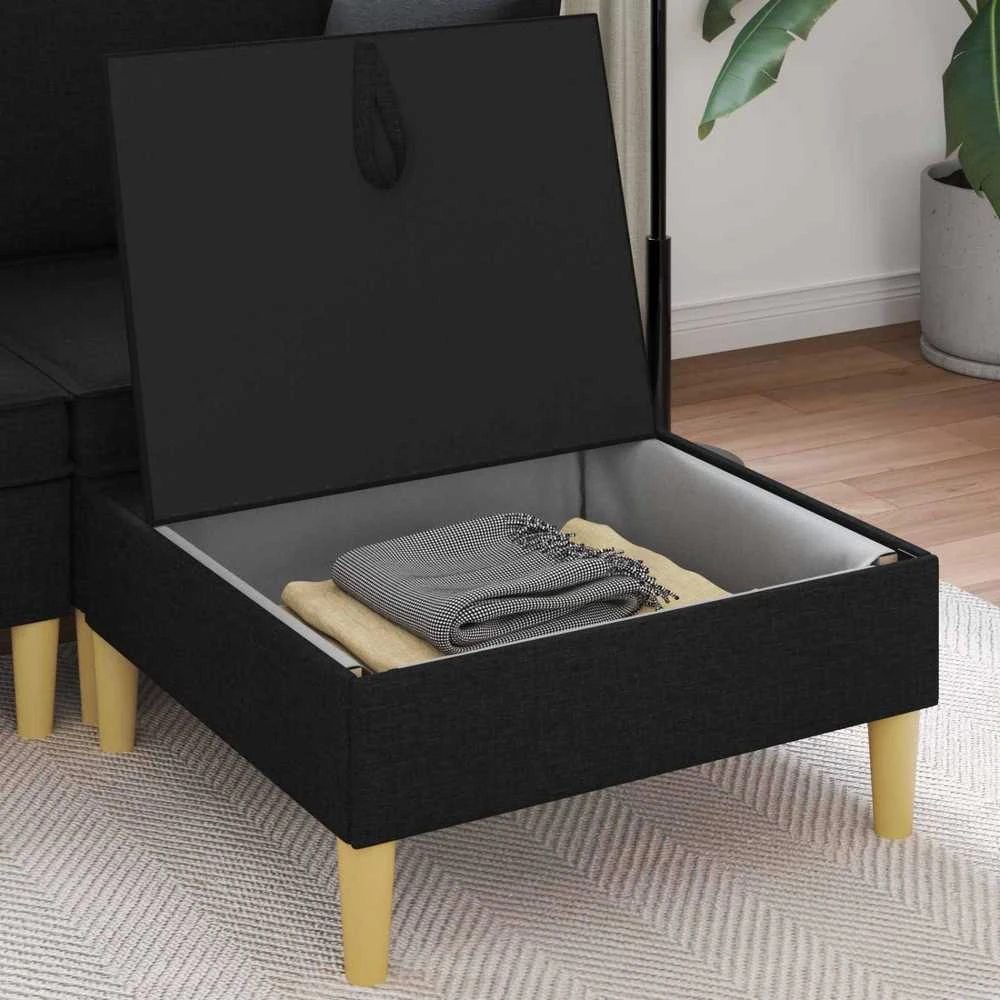 Sofa su saugojimu Audinys
