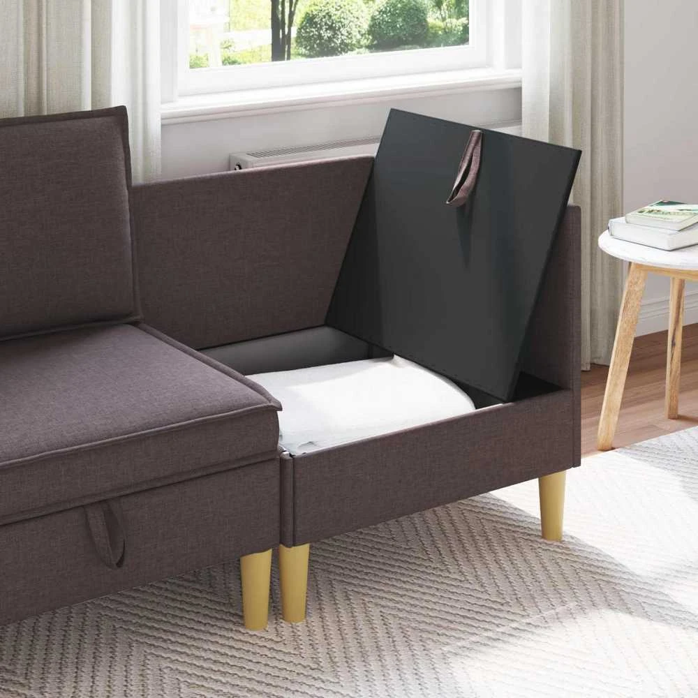 Sofa su saugojimu Audinys