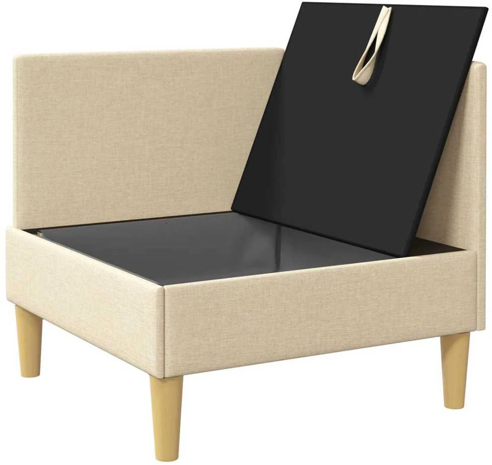 Sofa su saugojimu Audinys