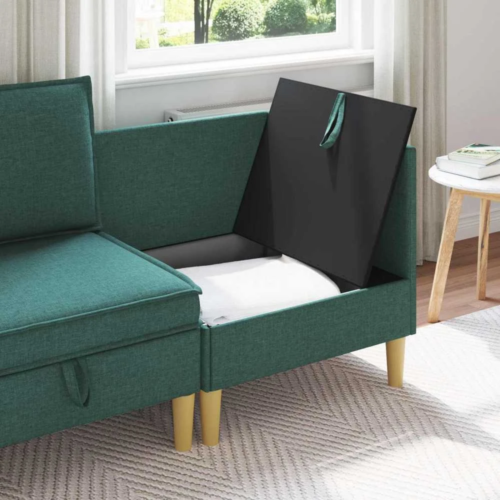 Sofa su saugojimu Audinys